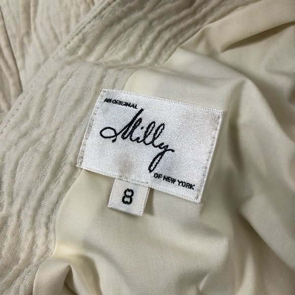 Milly New York ivory gold beaded sleeveless dress - Picture 7 of 8